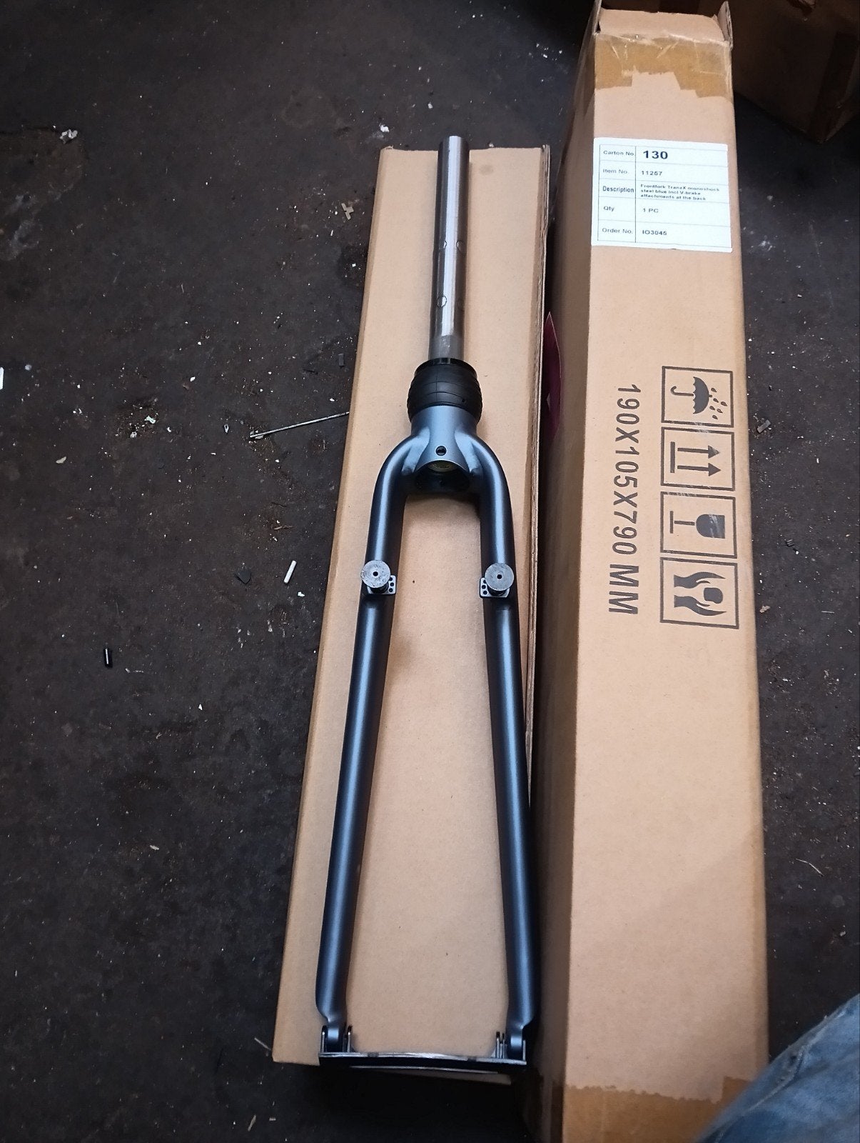 voorvork monoschock v-brake 28 inch verende voorvork, Ophalen of Verzenden, Voorvork