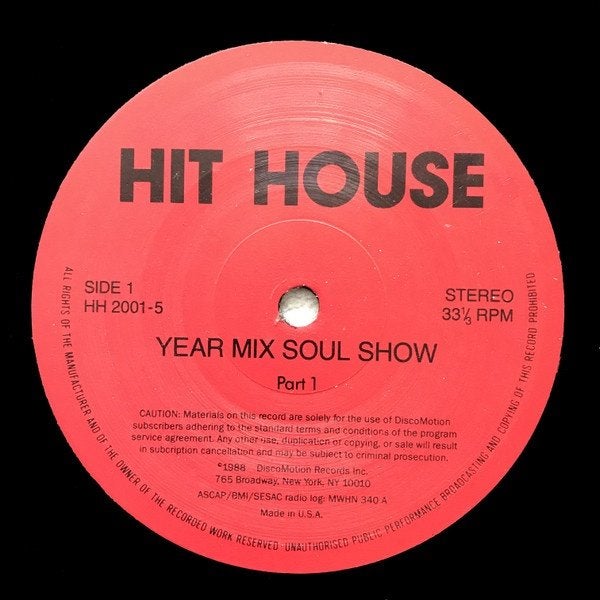 Soul 12" Maxi Single (1988) HIT HOUSE  Year Mix Soul (20:07), Cd's en Dvd's, Vinyl | Dance en House, Gebruikt, Ophalen of Verzenden