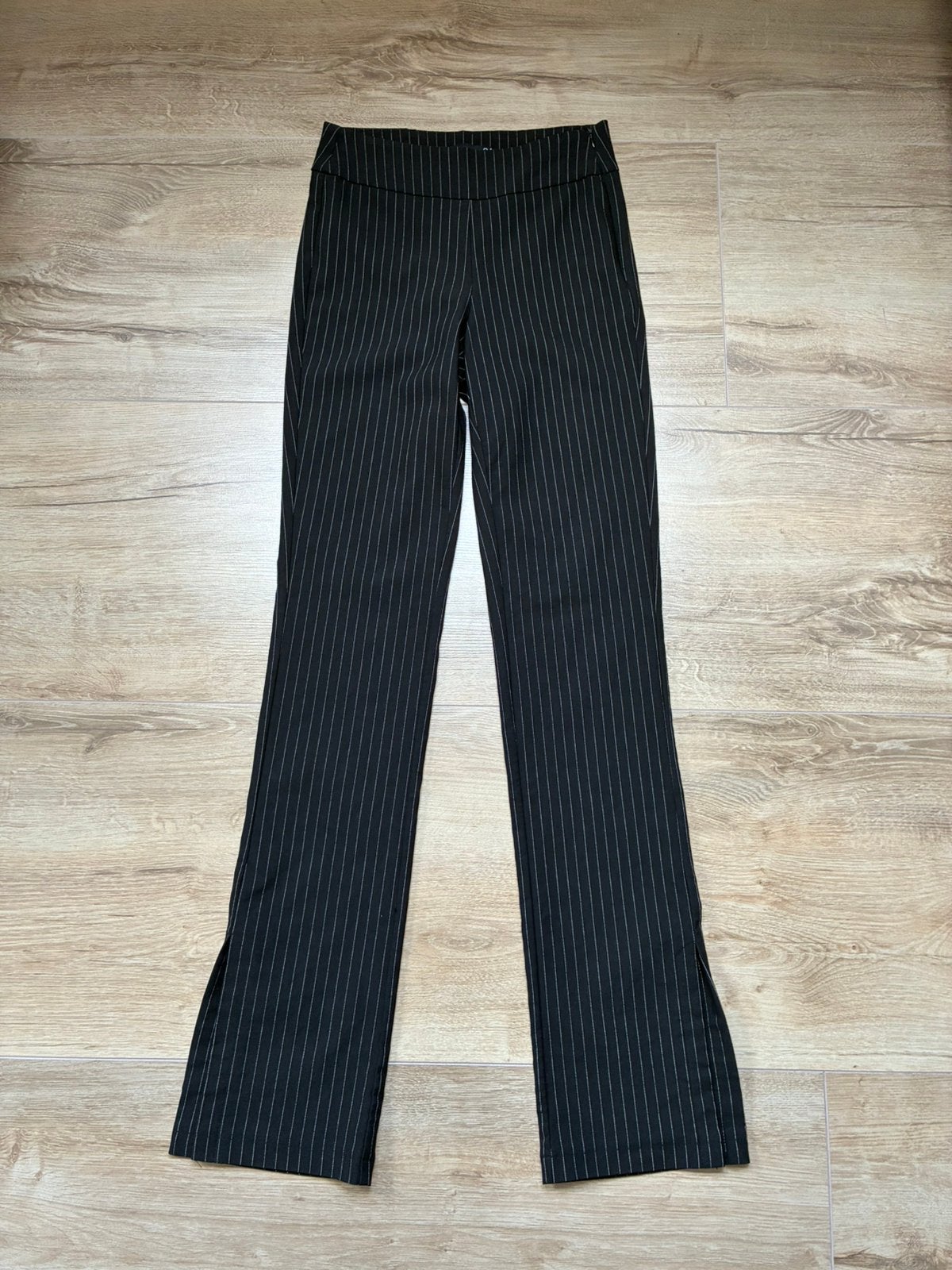 Strepen broek, Zwart, Ophalen of Verzenden, Zo goed als nieuw, Maat 34 (XS) of kleiner