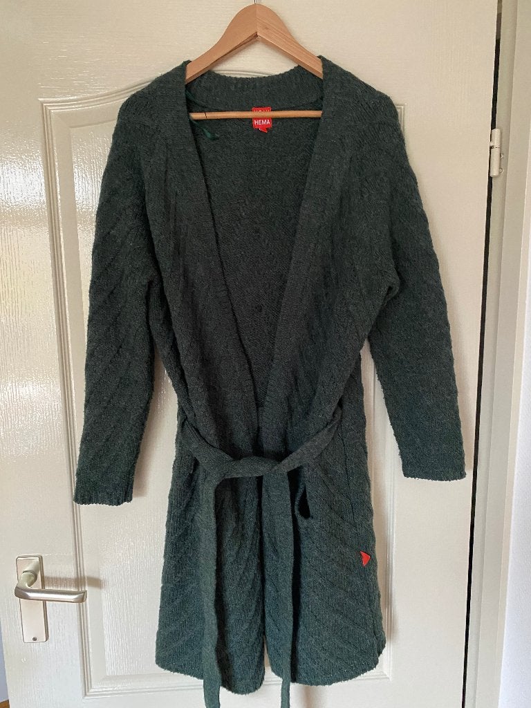 Groen vest, Ophalen of Verzenden, Maat 36 (S), Gedragen, Hema