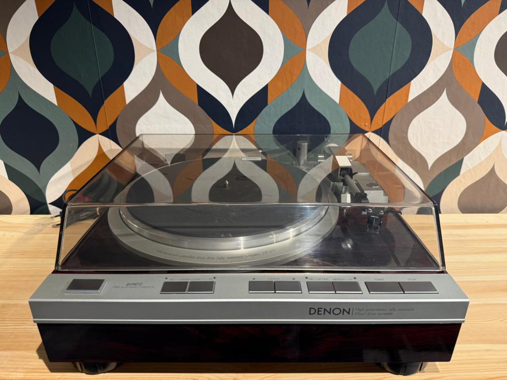 Denon DP-47F, zéér mooi, servicebeurt, DL-160!, met garantie, Contact@vintageaudiobreda.nl, Automatisch, Zo goed als nieuw, Platenspeler