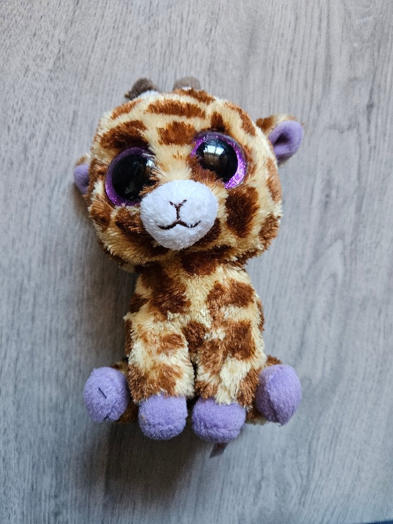 Giraf knuffel met glitterogen, Overige merken, Giraf, Overige karakters, Ophalen of Verzenden