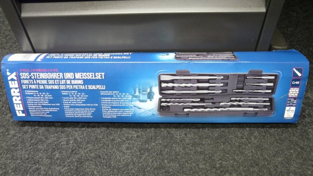 SDS boren en beitelset 11 delig, Ophalen, Nieuw