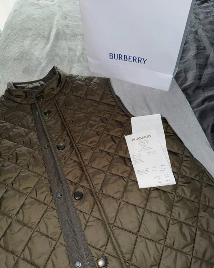 Khaki burberry bodywarmer, Ophalen of Verzenden, Nieuw, Overige maten, Overige kleuren