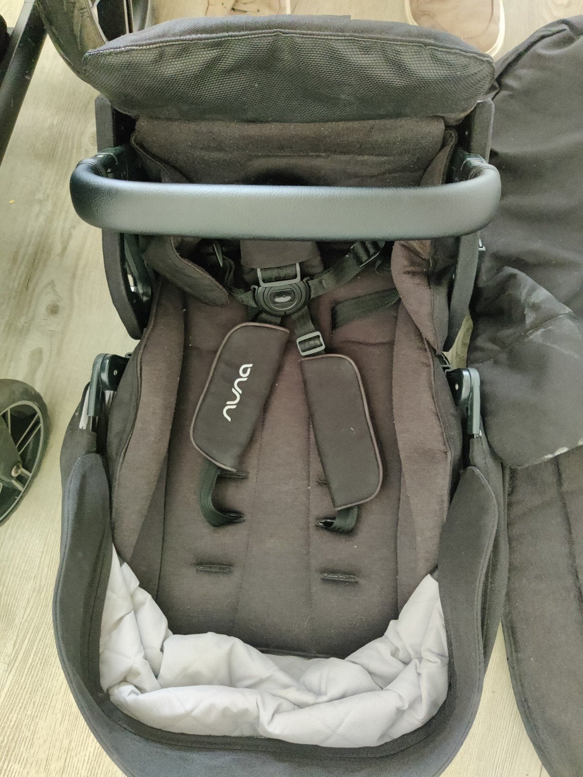 Nuna mixx next kinderwagen + buggy, Gebruikt, Combiwagen, Verstelbare duwstang, Ophalen