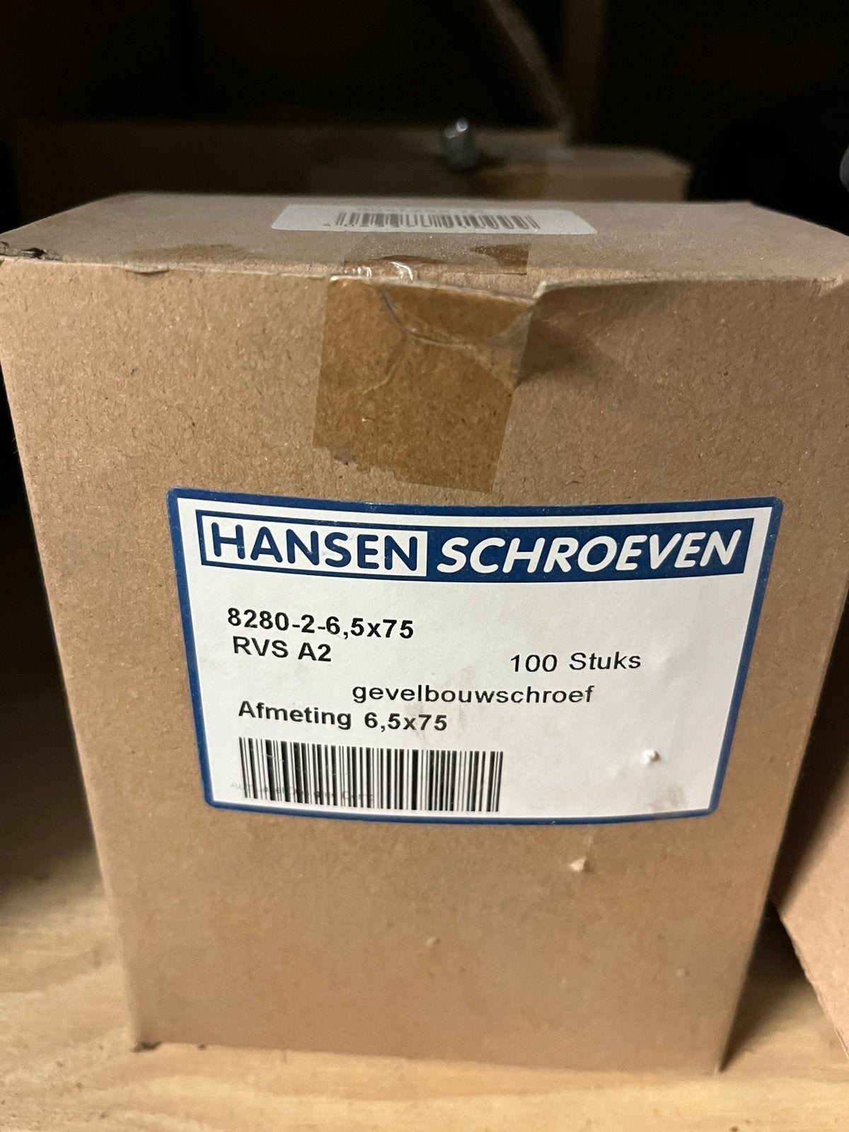 RVS schroef met EPDM ring, Ophalen of Verzenden, Zo goed als nieuw, Schroeven, Rvs