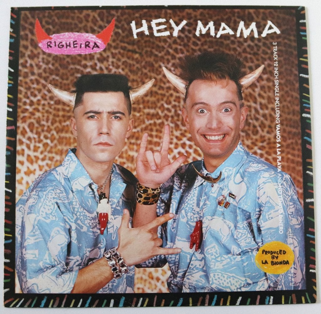 Righeira - Hey Mama 12in single – 1984, Gebruikt, EP, Ophalen, Latin en Salsa