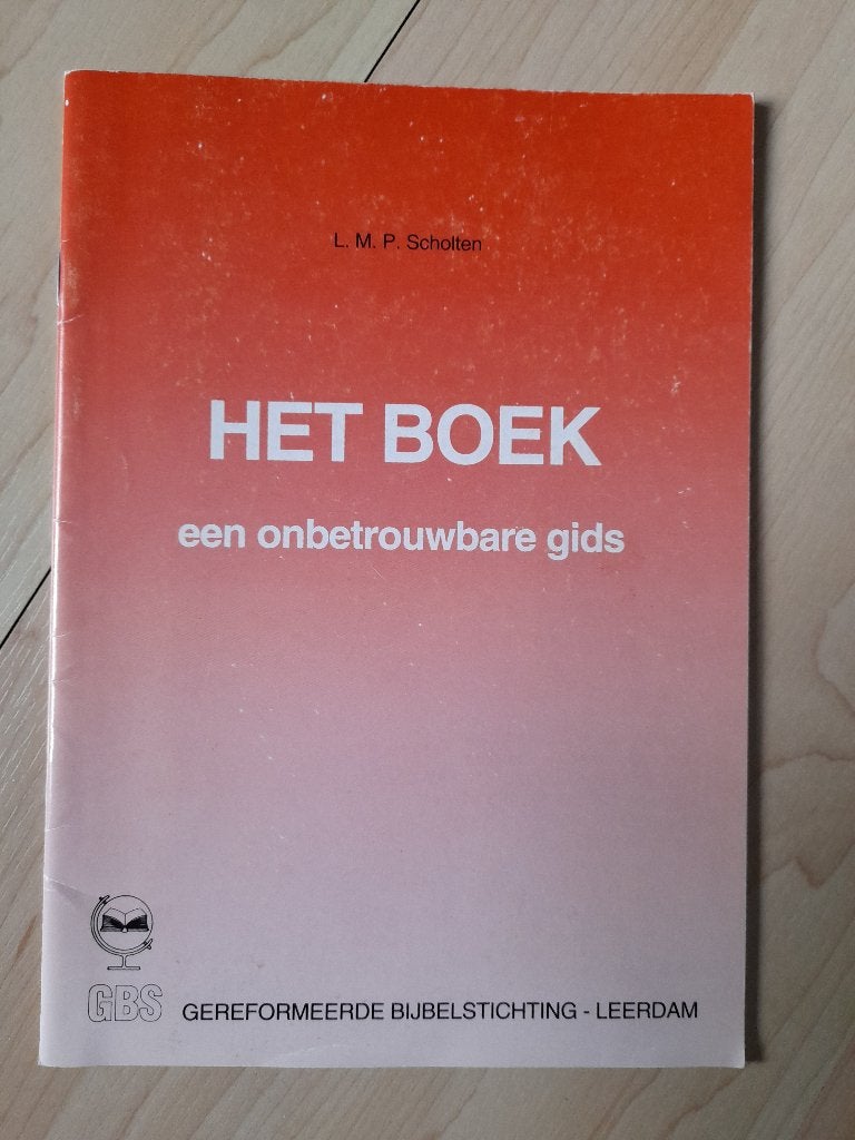 HET BOEK EEN ONBETROUWBARE GIDS  LMP Scholten, Ophalen of Verzenden, Gelezen
