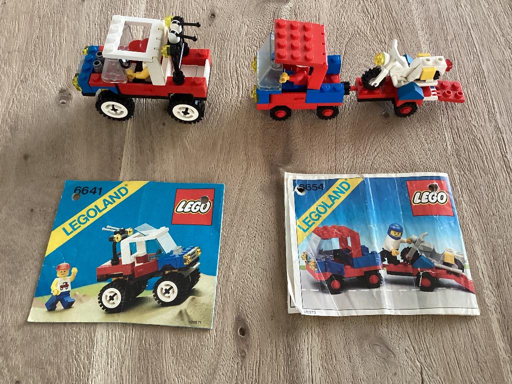 Lego 6641, 6654. Vintage., Ophalen of Verzenden, Gebruikt, Complete set, Lego