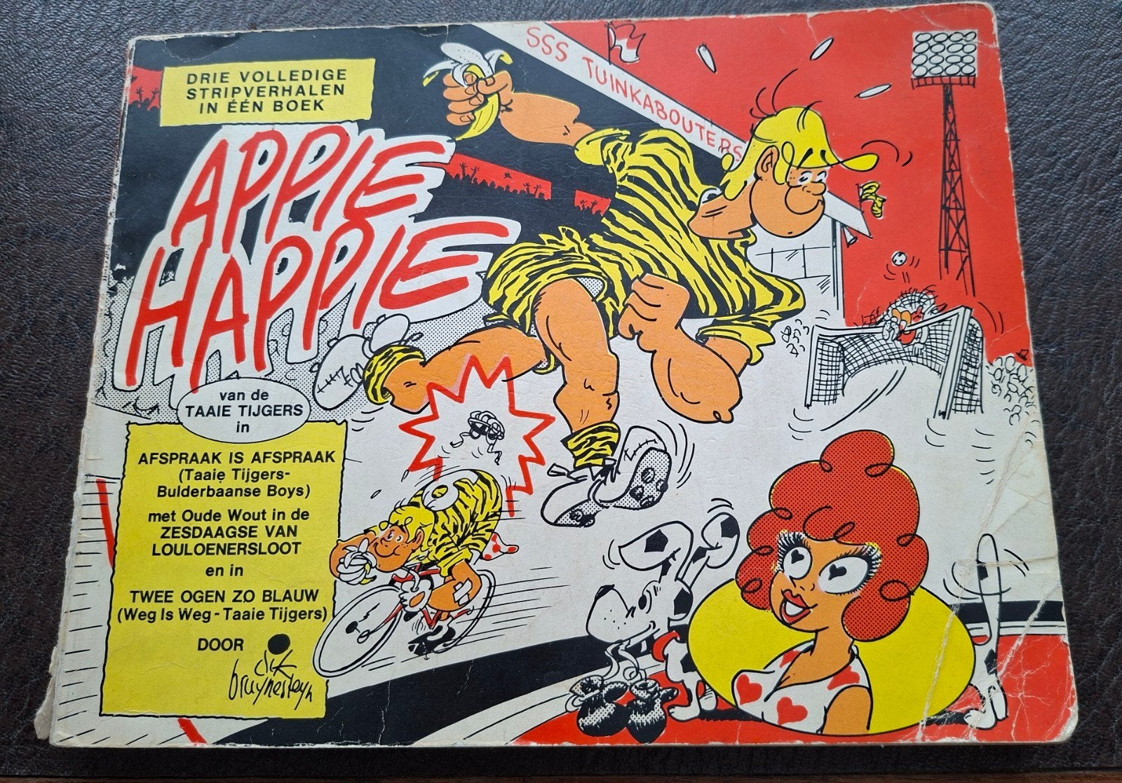 2x stripboek, sjors en sjimmie en appie happie, Meerdere comics, Verzenden, Gelezen, Europa