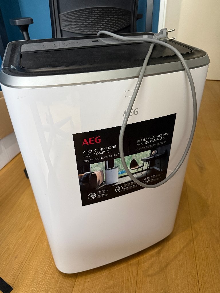 AEG ChillFlex Pro 9000BTU incl. 2 raamafsluitingkits, Witgoed en Apparatuur, Airco's, Ophalen, Minder dan 60 m³, 3 snelheden of meer
