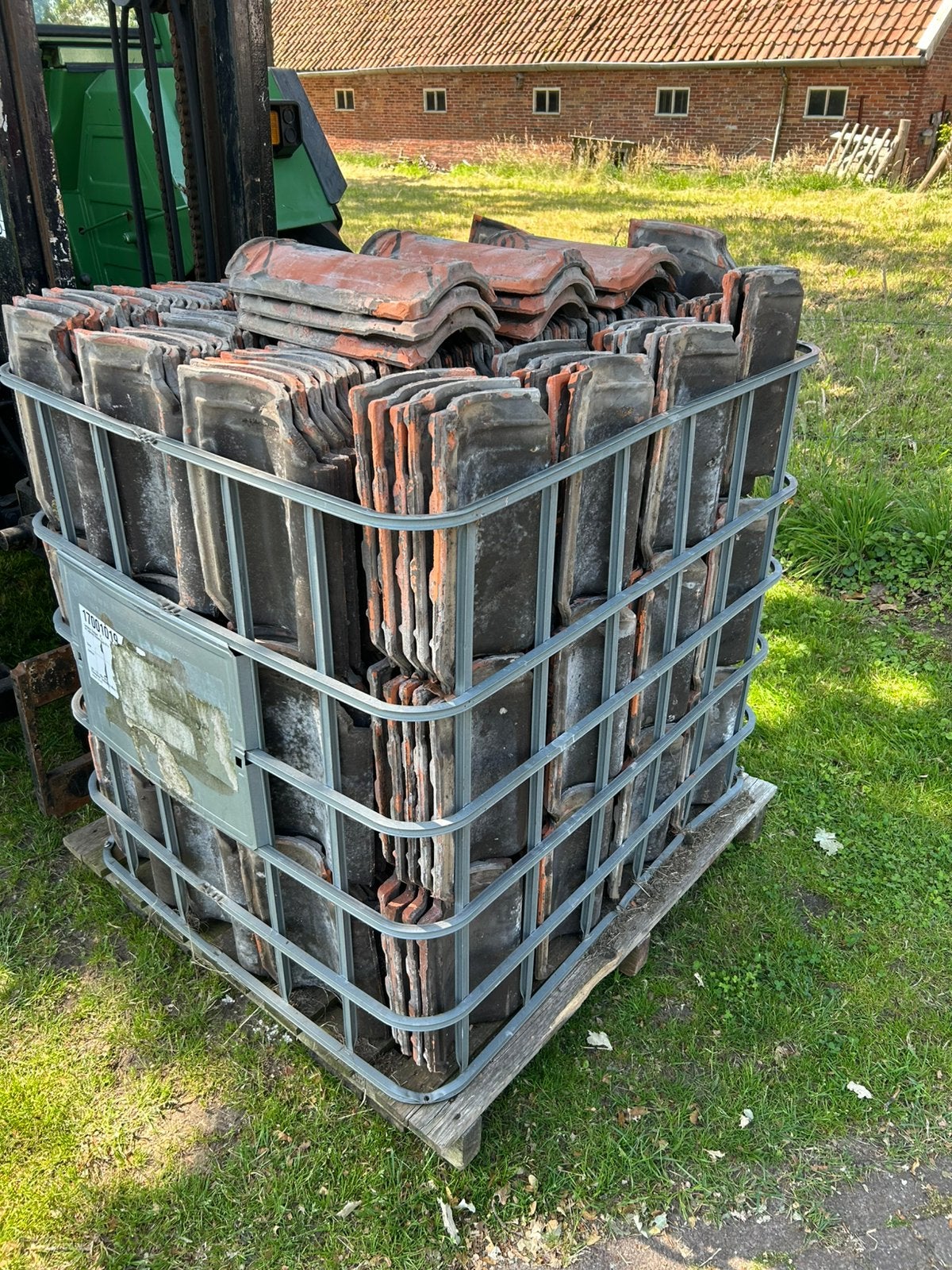 Ca 1150 D & WS dakpannen engobe bruin, Steen of Klei, Ophalen of Verzenden, Zo goed als nieuw, 15 m² of meer