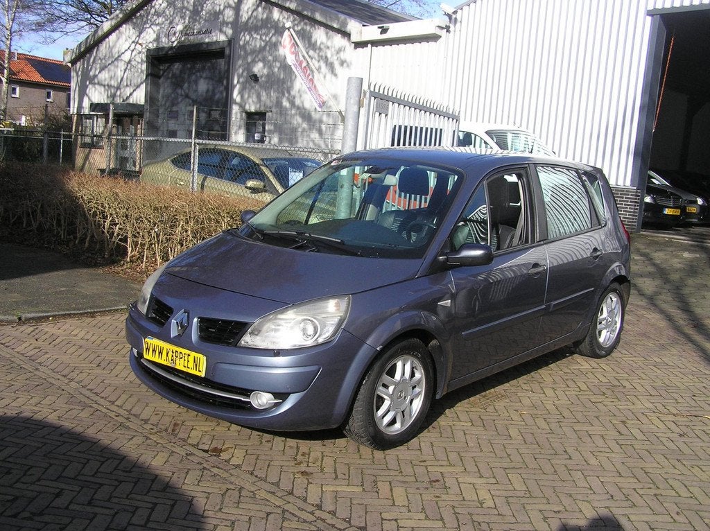 Renault Scénic 2.0-16V Tech Line nap pas automaat airco nie, 1998 cc, 4 cilinders, Blauw, Origineel Nederlands