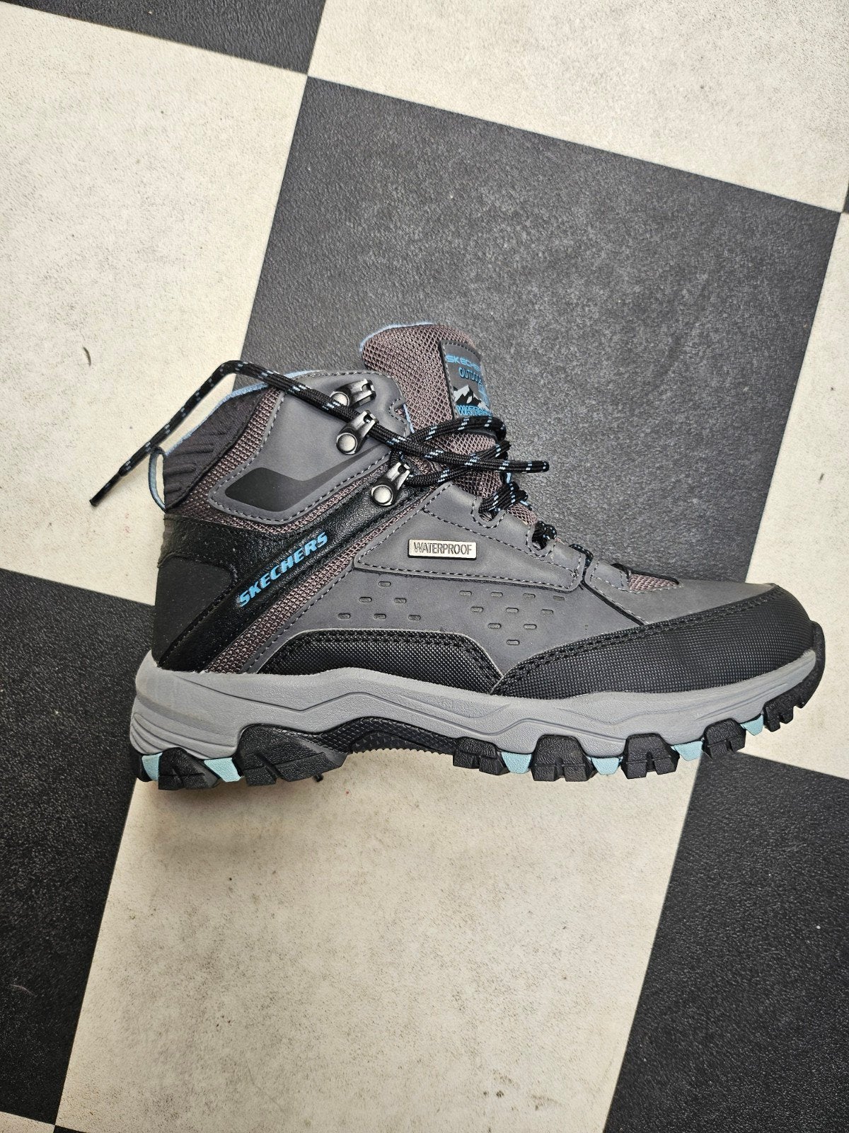 Skechers Relaxed Fit Air-Cooled Memory Foam Waterdicht, Skechers, Nieuw, Grijs, Skechers USA, Inc.