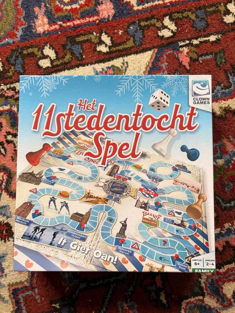Bordspel Het 11Stedentochtspel - Nieuw in plastic, Drie of vier spelers, Ophalen of Verzenden, Nieuw