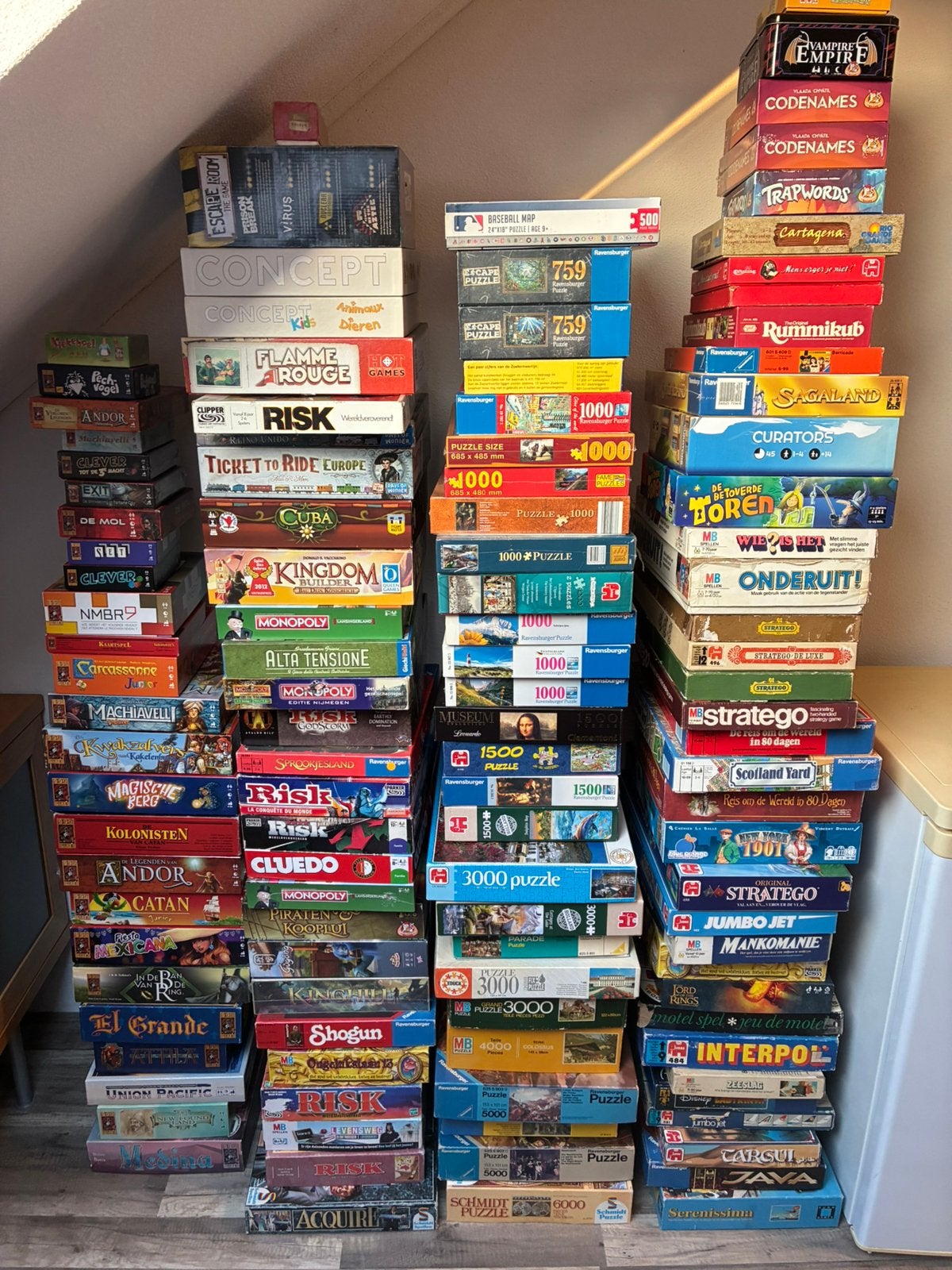 Uitverkoop Bordspellen en Legpuzzels, Ophalen of Verzenden, Gebruikt