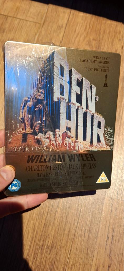 Ben Hur Blu-ray Steelbook, Cd's en Dvd's, Blu-ray, Nieuw in verpakking, Klassiekers, Boxset, Ophalen of Verzenden