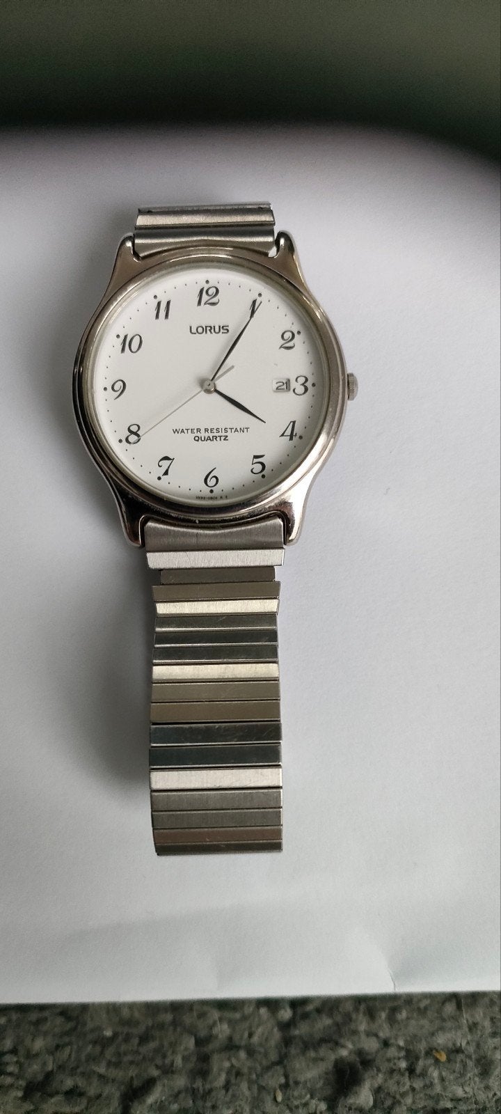 Lorus Heren horloge, Sieraden, Tassen en Uiterlijk, Horloges | Heren, Overige merken, Staal, Polshorloge, Ophalen of Verzenden