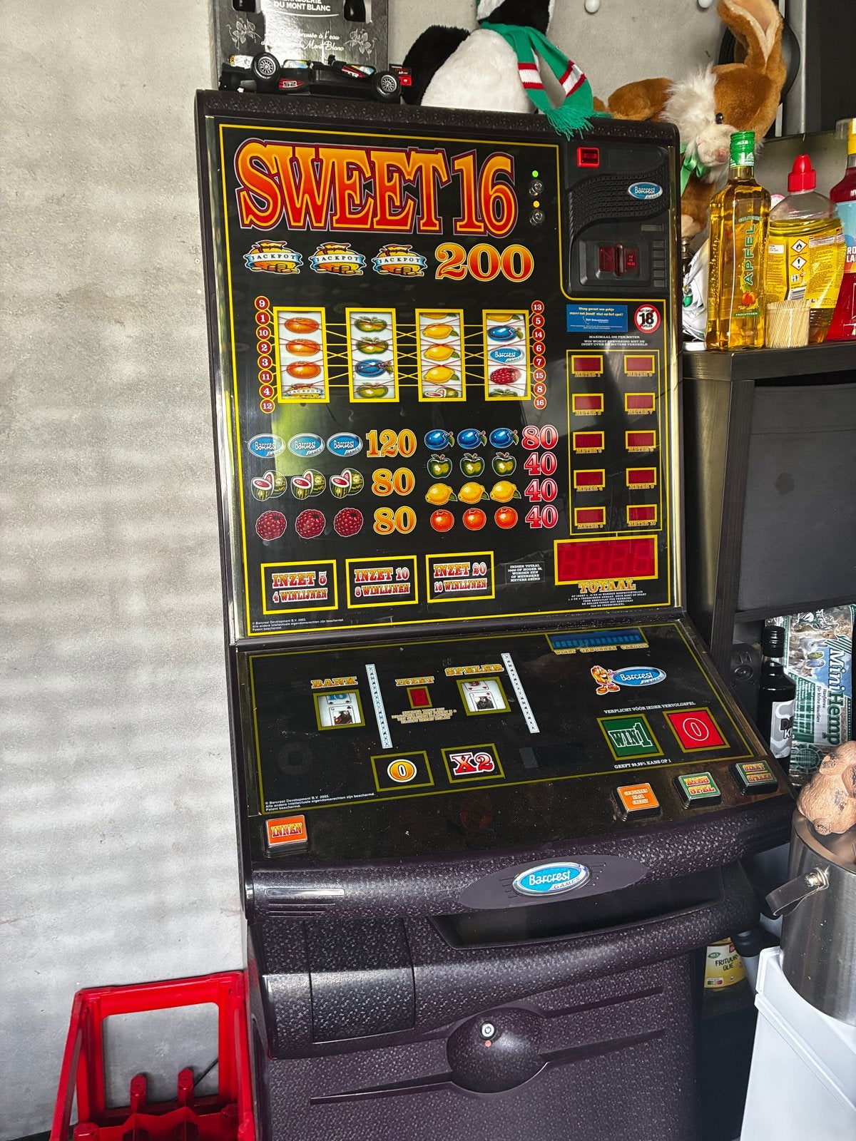 Casino gokkast Sweet 16, Overige munten, Ophalen, Gebruikt
