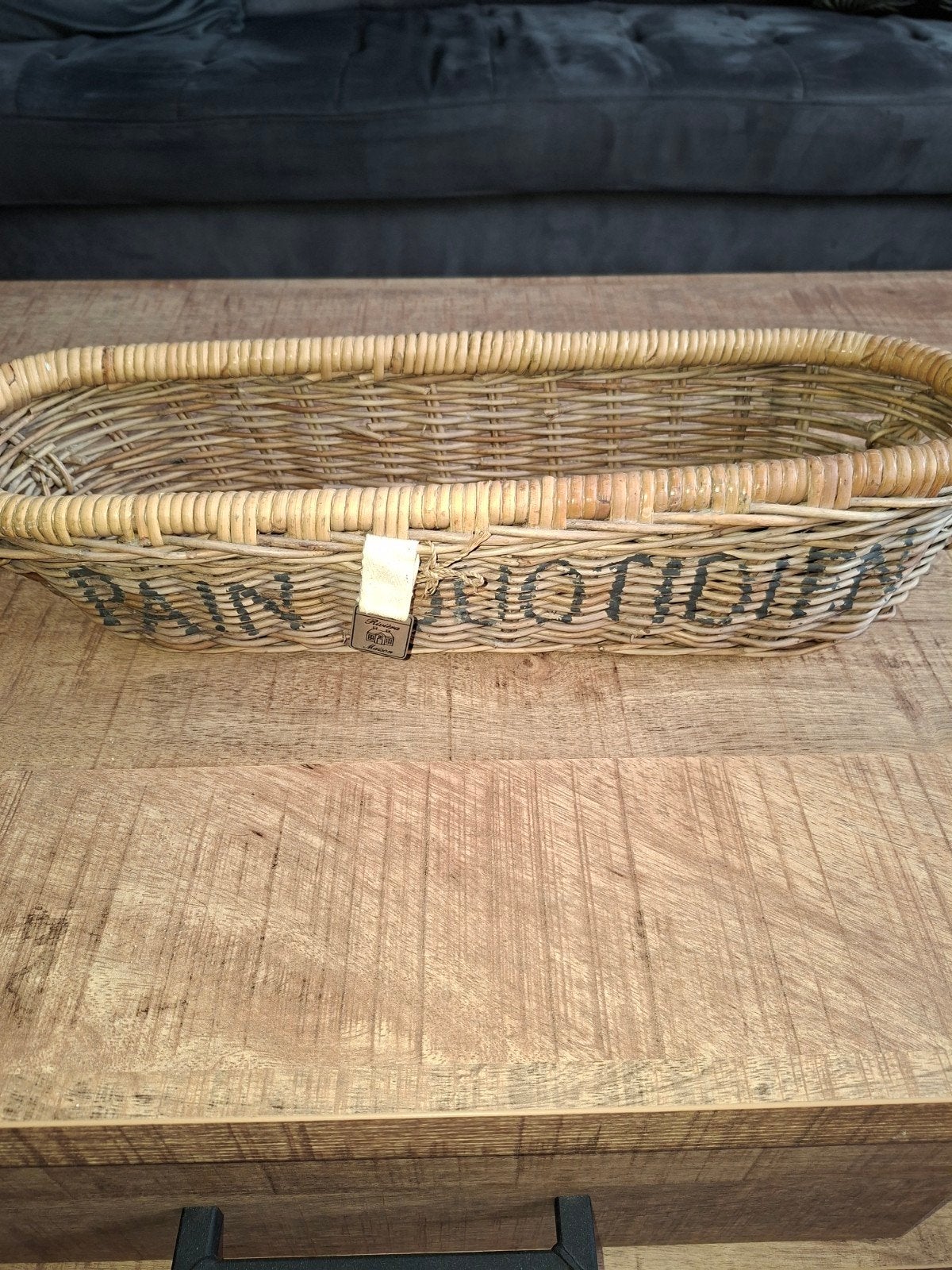 Riviera maison rattan broodmandje, Huis en Inrichting, Woonaccessoires | Schalen en Manden, Ophalen