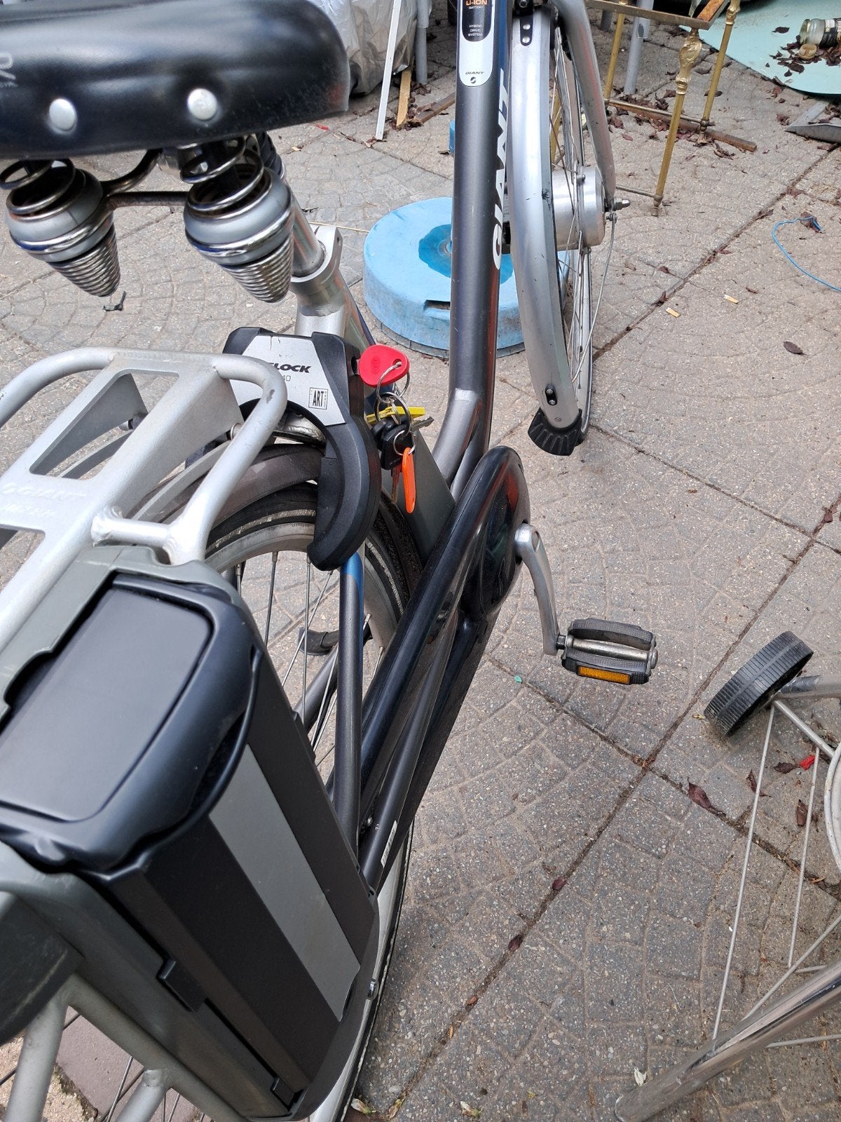 te koop een goed rijdende giant e bike, Gebruikt, 47 tot 51 cm, 30 tot 50 km per accu, Giant