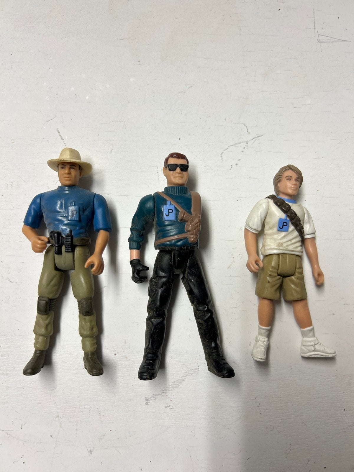 Vintage Jurassic Park Actiefiguren Set - 3 Stuks, Kinderen en Baby's, Ophalen of Verzenden, Gebruikt
