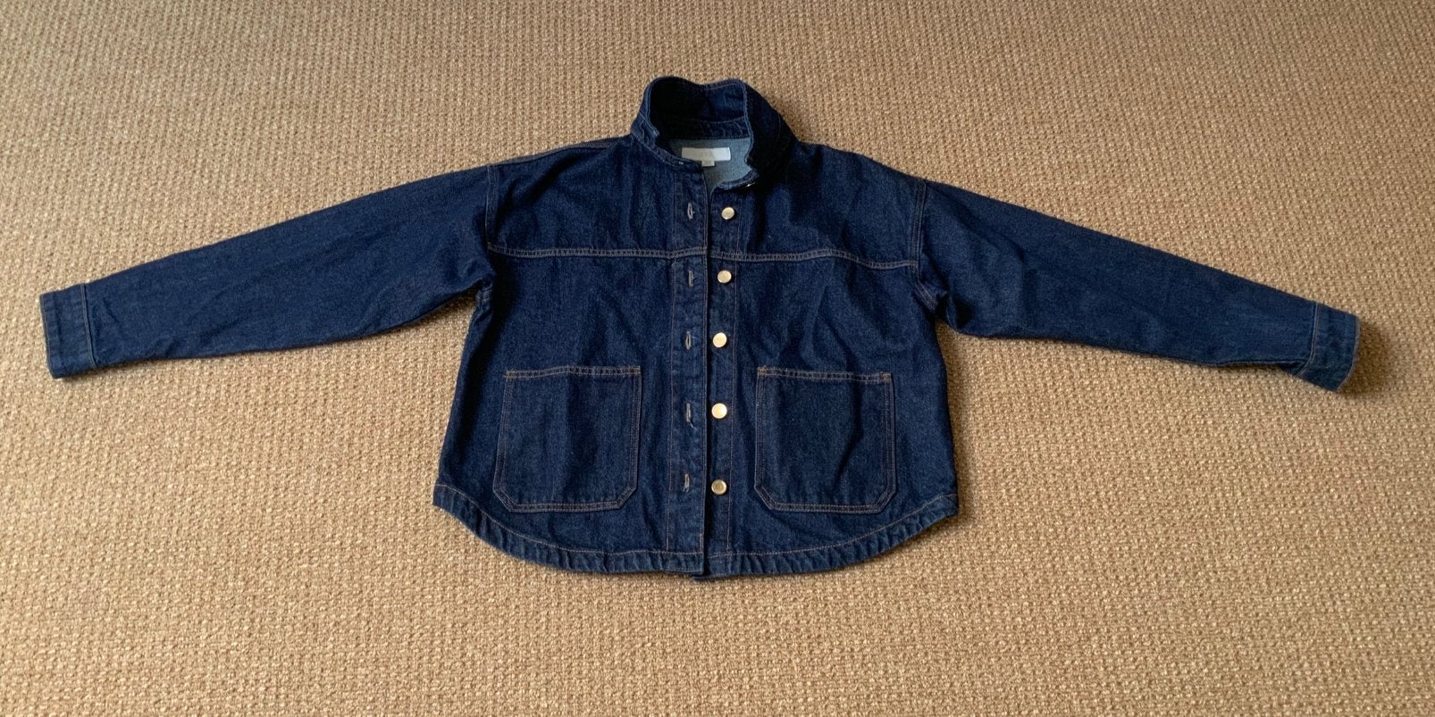 ZARA Spijkerjasje dames maat S OVERSIZED MODEL, Ophalen of Verzenden, Blauw