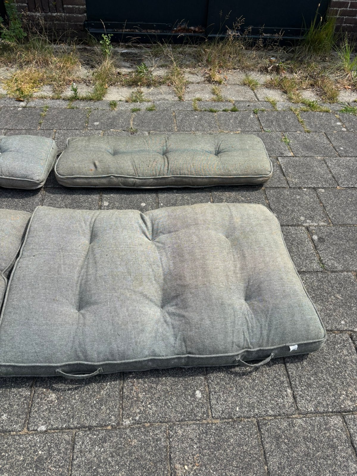Palletkussen set, Tuin en Terras, Tuinmeubel-accessoires, Ophalen, Zo goed als nieuw