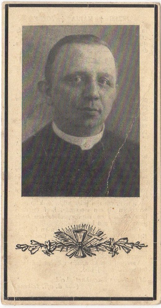 pastoor Alphonsus Tummers 1886 Panningen + 1937 Baexem, Ophalen of Verzenden