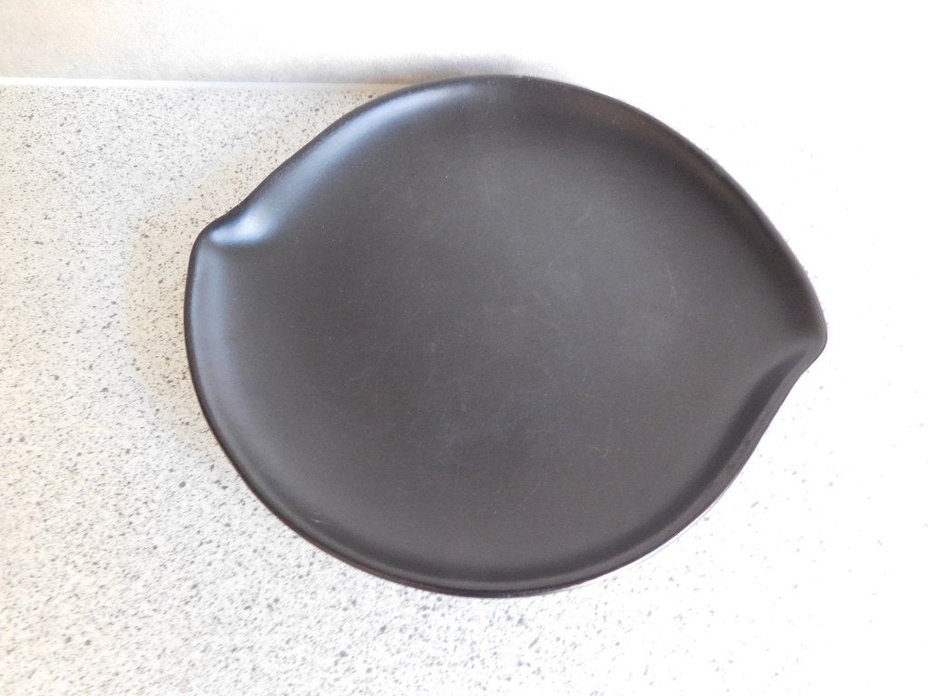 Gebakbord Plateel Zwart - 15 cm, Antiek en Kunst, Ophalen of Verzenden
