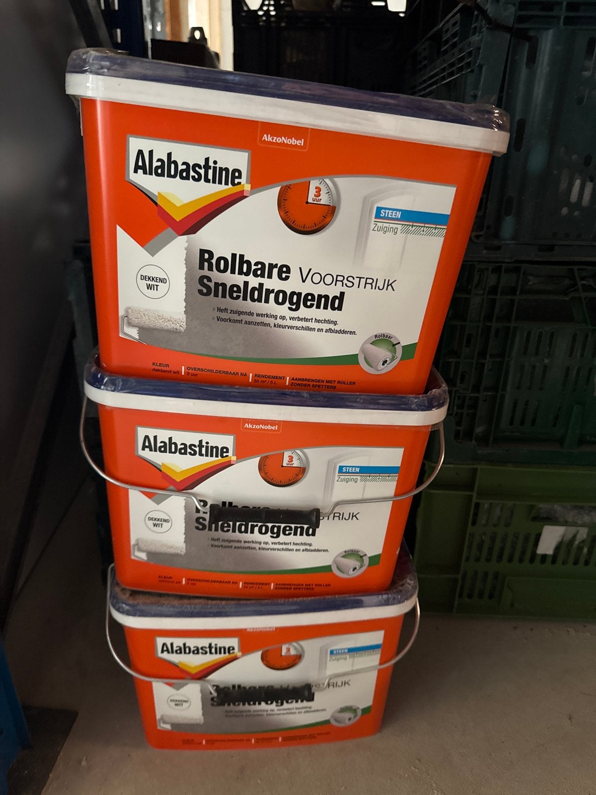 Alabastine Rolbare Sneldrogende Voorstrijk - Dekkend Wit, Ophalen, Nieuw, Overige typen