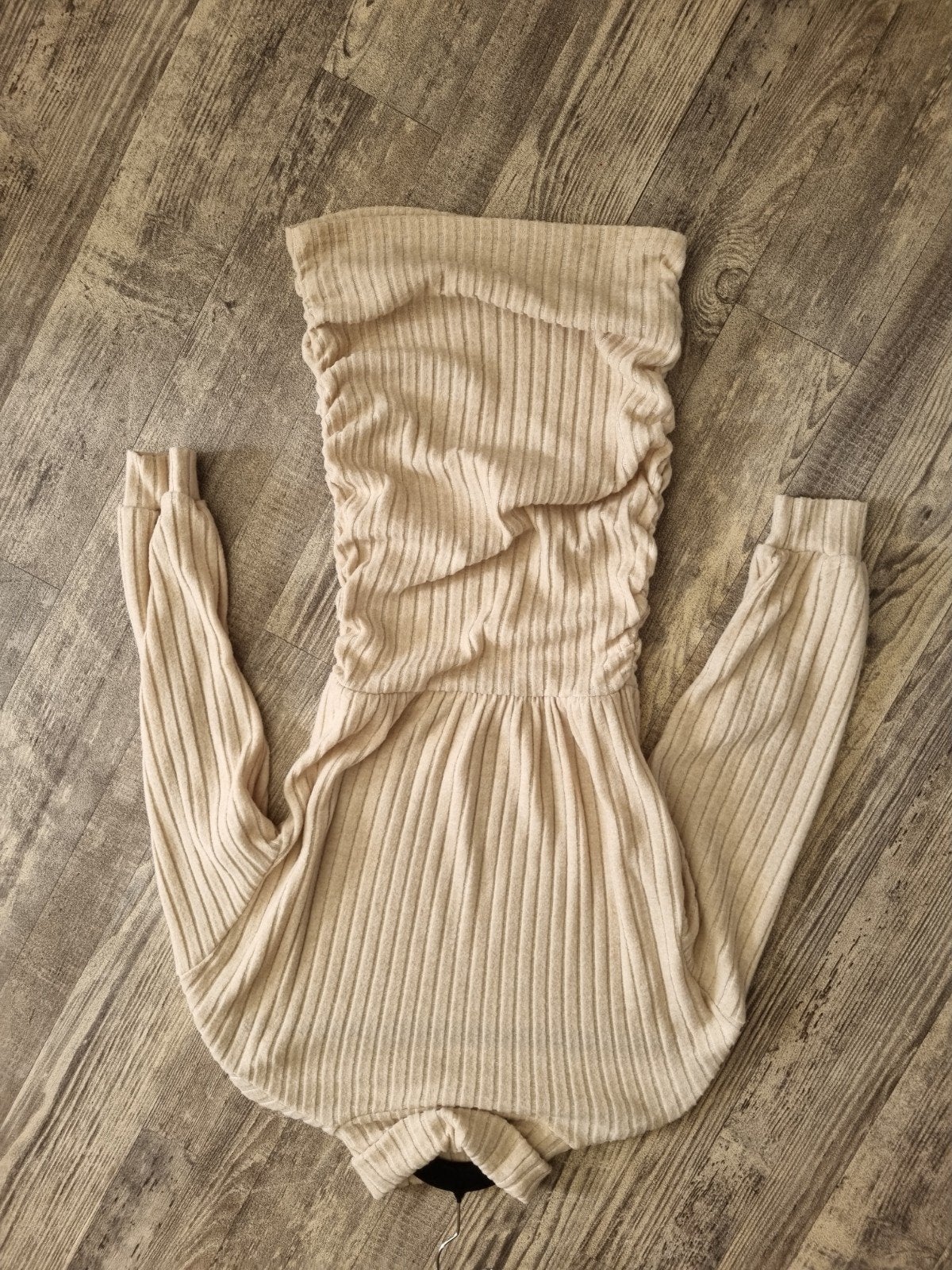 Shein jurkje maat XS - Zo goed als nieuw, Beige, Ophalen of Verzenden, Zo goed als nieuw, Maat 34 (XS) of kleiner