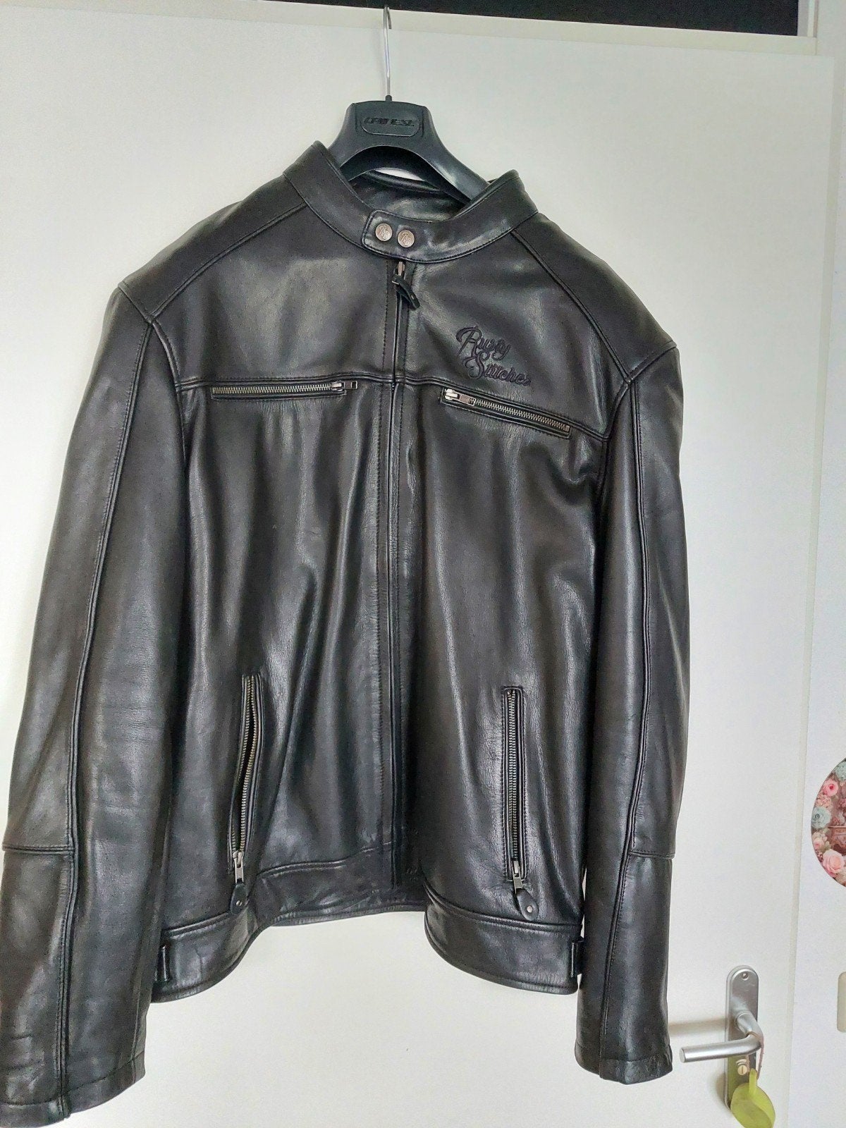 Rusty Stitches  Leren Motorjas Zwart, Ophalen, Rusty Stitches, Heren, Jas | leer