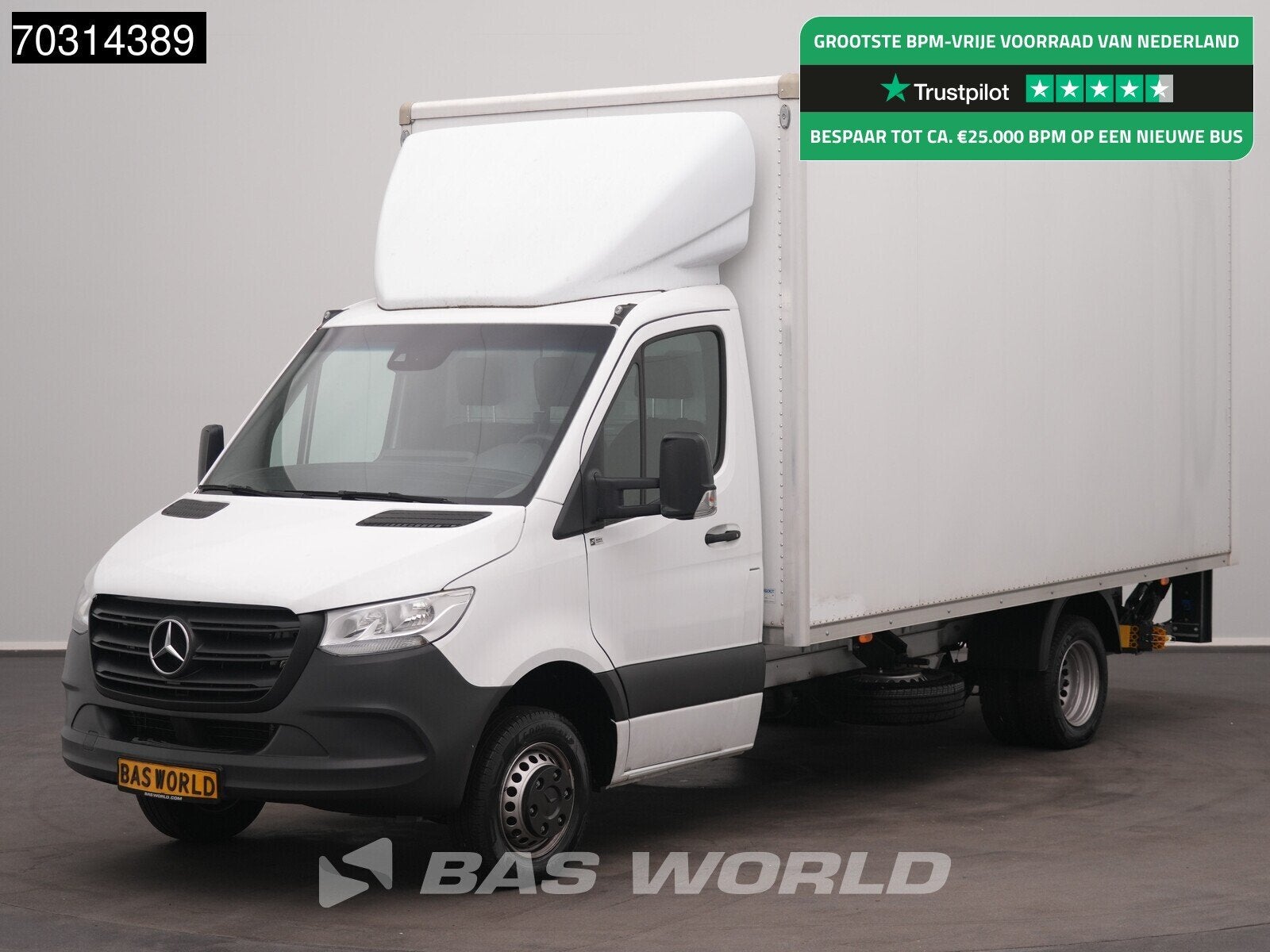 Mercedes Sprinter 415 CDI BPM Vrij! D'Hollandia Laadklep Zij, Auto's, Start-stop-systeem, Stof, Gebruikt, Euro 6