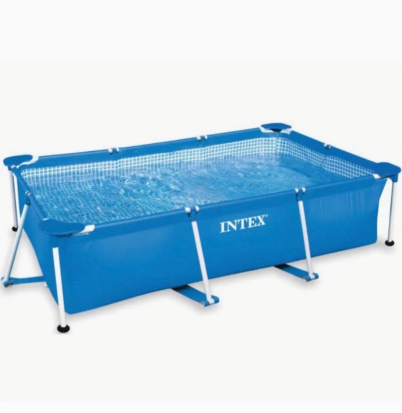 1x gebruikte intex zwembad, 80 tot 120 cm, 300 cm of meer, Ophalen of Verzenden, Zo goed als nieuw