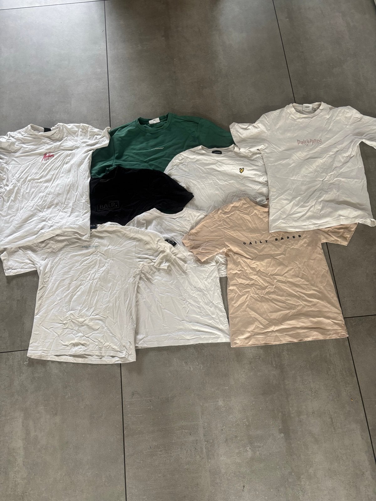 8x Heren T-shirts Maat S - Diverse Merken en Kleuren, Ophalen of Verzenden, Gedragen, Maat 46 (S) of kleiner, Wit