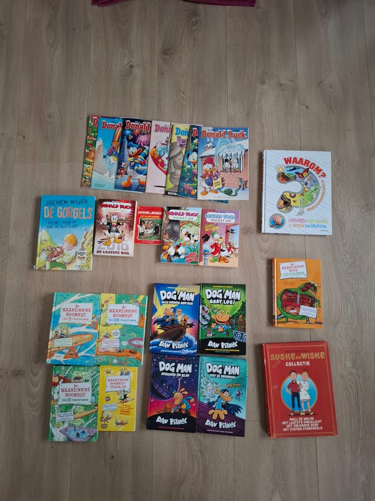 Grote collectie kinderboeken: Donald Duck, Dog Man, Gorgels, Ophalen of Verzenden, Gelezen, Fictie algemeen