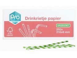 ​ MEGA DEAL: 10 Dozen Papieren Rietjes (2500 stuks), Ophalen of Verzenden, Nieuw, Papier/karton, Groen