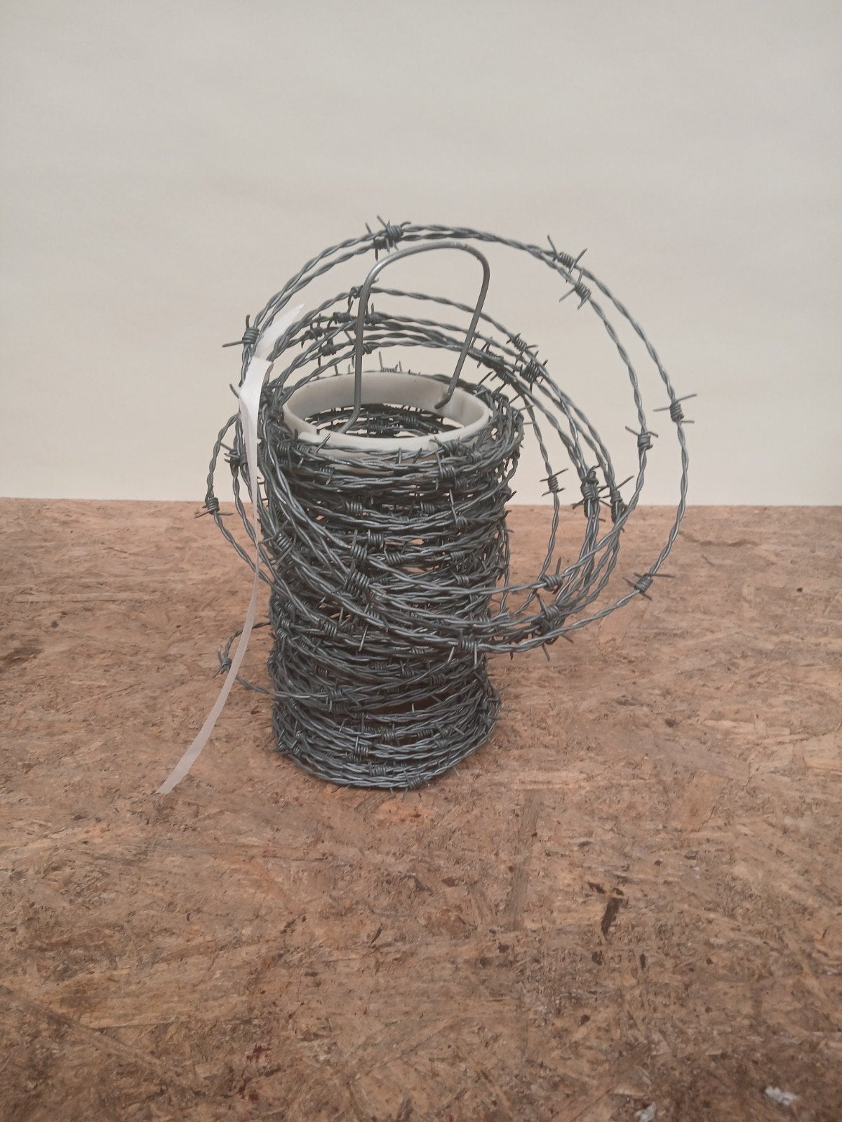 Prikkeldraad op rol - minimaal 15 meter, Tuin en Terras, Ophalen of Verzenden, Gebruikt, 10 tot 20 meter, Prikkeldraad