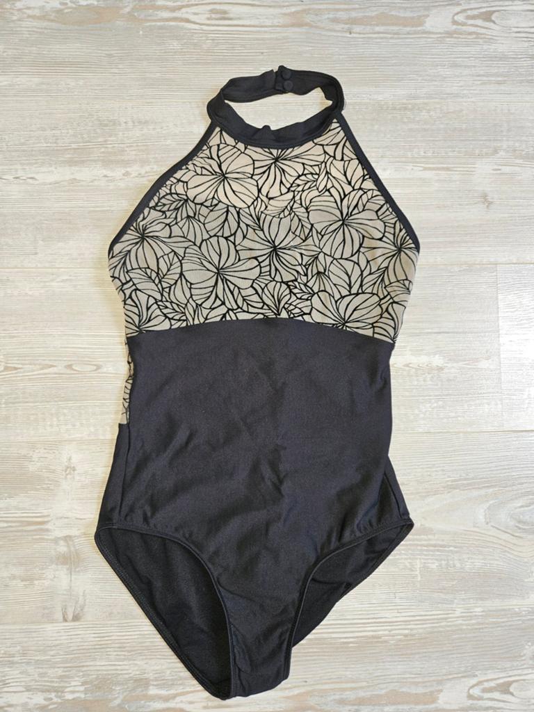 Wear moi balletpakje leotard ballet M kant zwart open rug, Ophalen of Verzenden, Zo goed als nieuw, Kleding