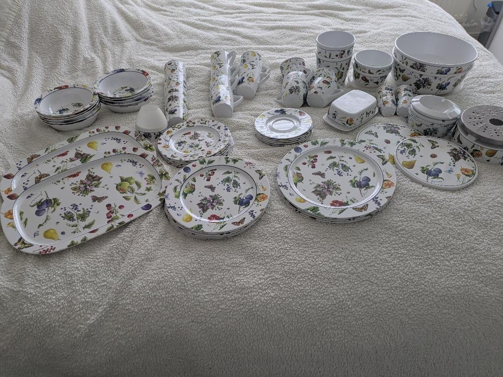 Mepal servies Janneke Brinkman, Caravans en Kamperen, Kampeeraccessoires, Zo goed als nieuw, Ophalen