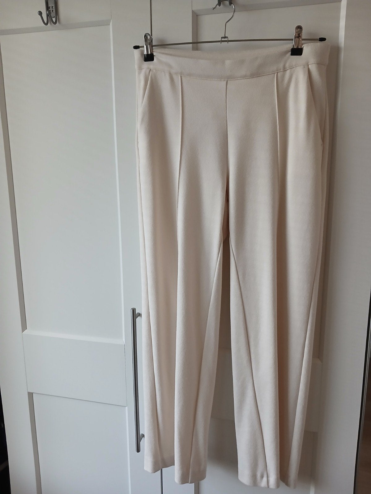 MAC Chiara roomwitte pantalon broek maat 40, Maat 38/40 (M), Verzenden, Beige, MAC