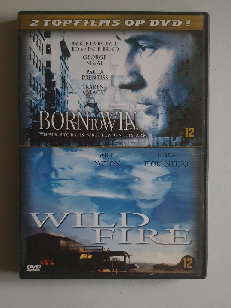 2 films in 1: Born to Win en Wildfire, Alle leeftijden, Ophalen of Verzenden, Gebruikt, Actie