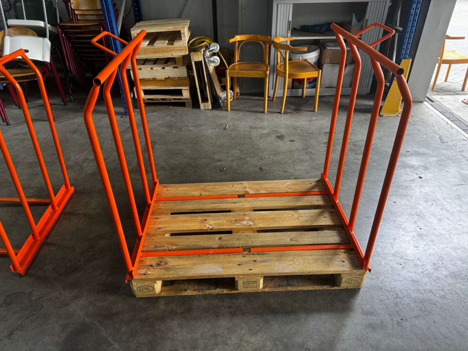 europallet beugels, Ophalen, 100 cm of meer, 60 cm of meer, Krat