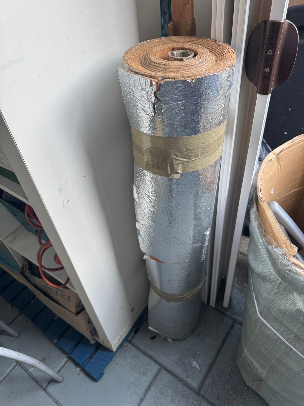 Ondervloer kurk aluminium, Ophalen, Zo goed als nieuw, Overige typen