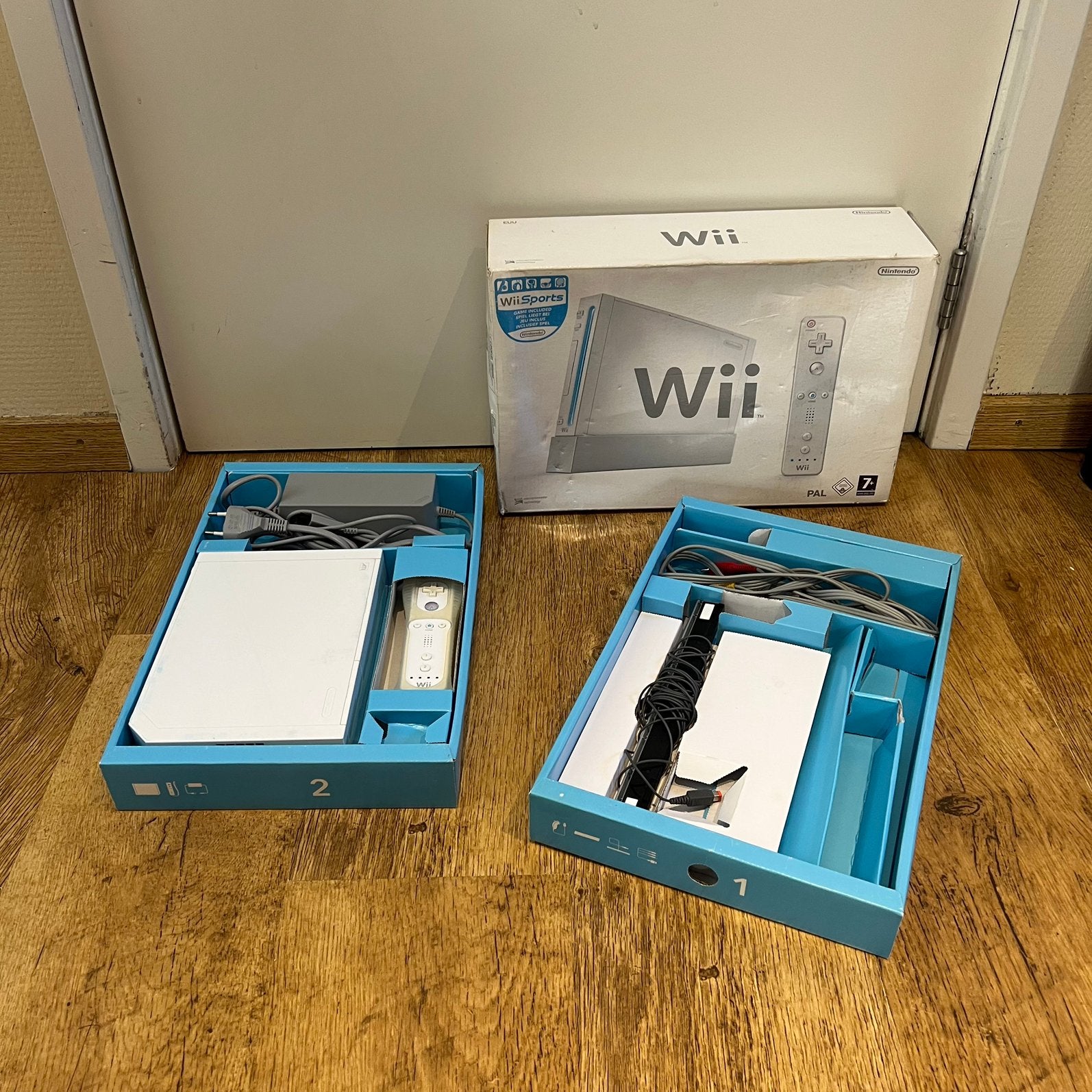 Complete Nintendo Wii met Doos, Ophalen of Verzenden, Gebruikt, Met 1 controller