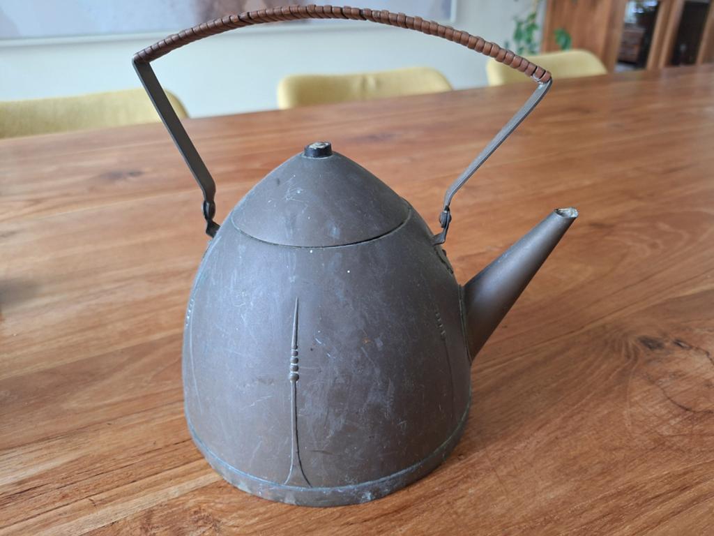 Vintage fluitketel, Ophalen of Verzenden, Koper