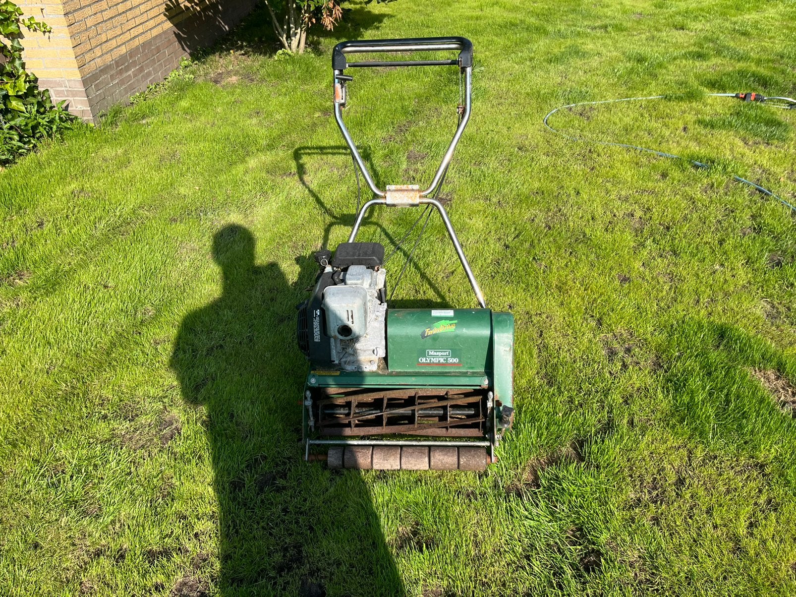 Honda 4 pk kooimaaier met opvangbak grasmaair, Kooimesmaaier, Ophalen of Verzenden, Zo goed als nieuw, 50 cm of meer