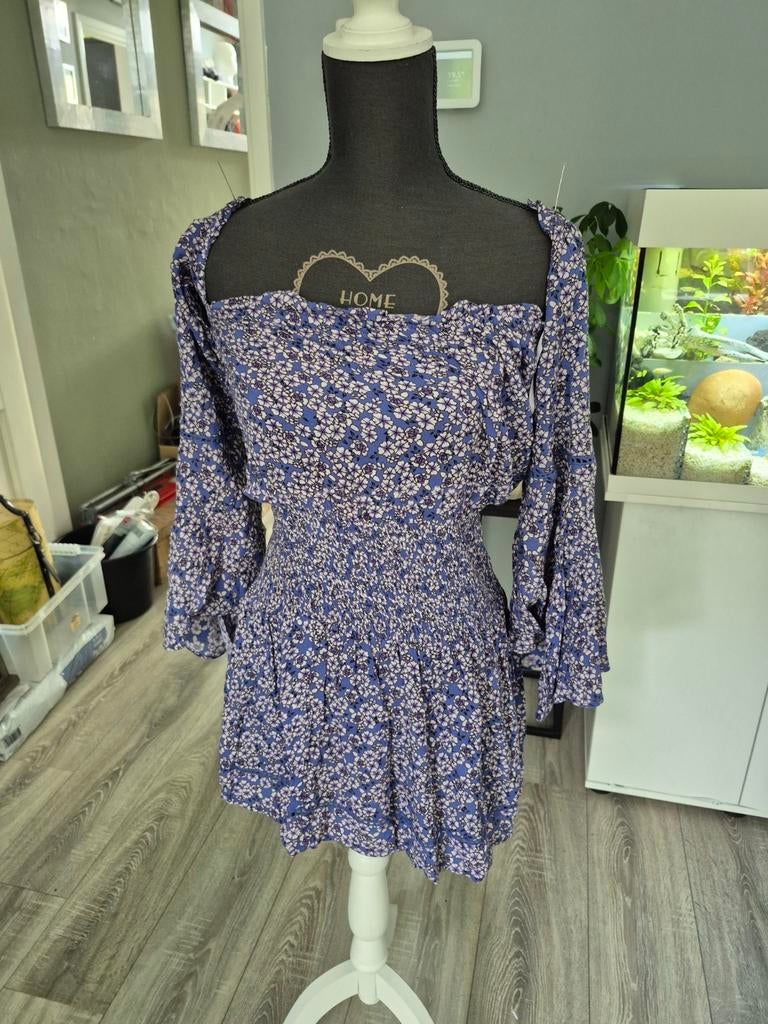 Vero Moda VMVERA Off Shoulder Mini Jurk - S, Vero Moda, Ophalen of Verzenden, Nieuw, Maat 36 (S)