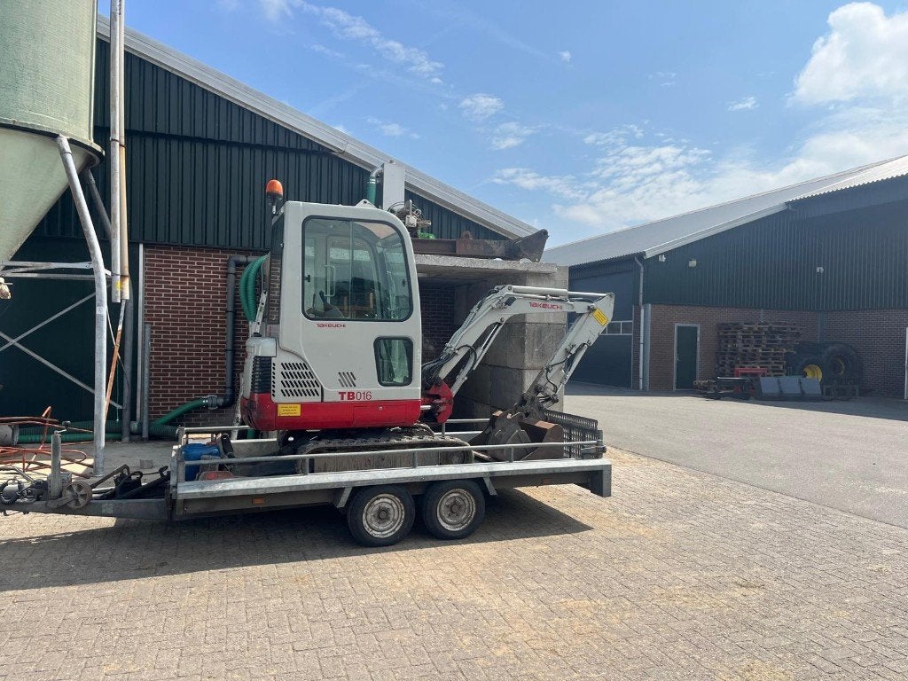 Takeuchi TB016 rupsgraafmachine, Ophalen of Verzenden, Glastuinbouw, Overige typen